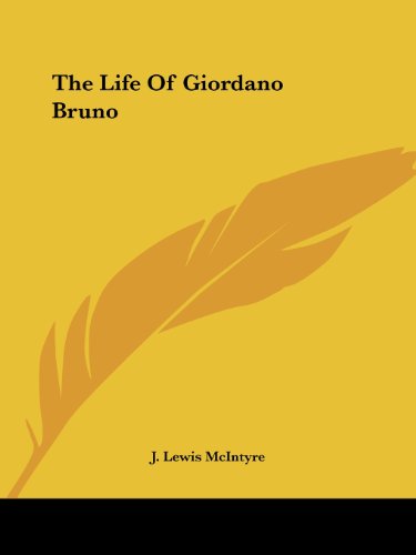 جلد کتاب Giordano Bruno