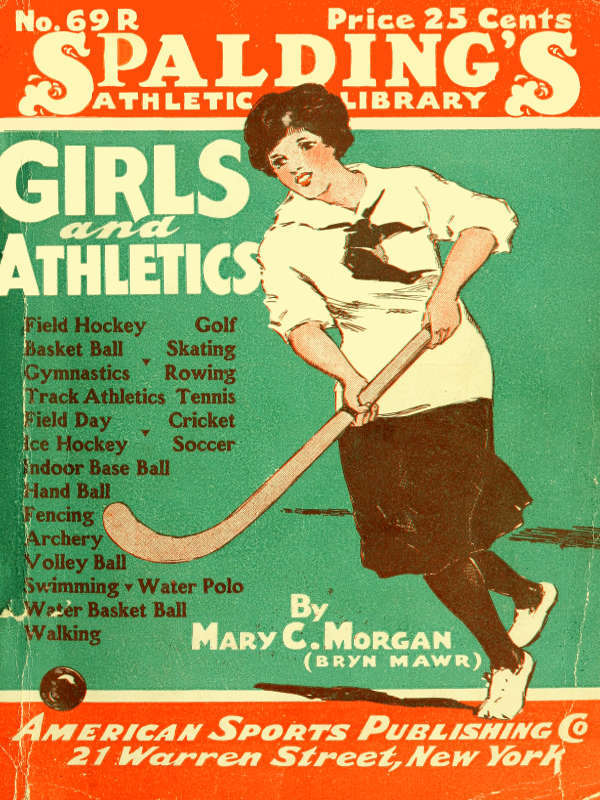 جلد کتاب Girls and Athletics