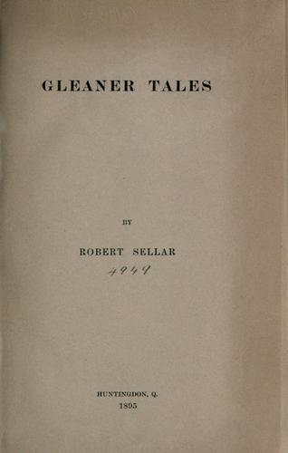 جلد کتاب Gleaner Tales