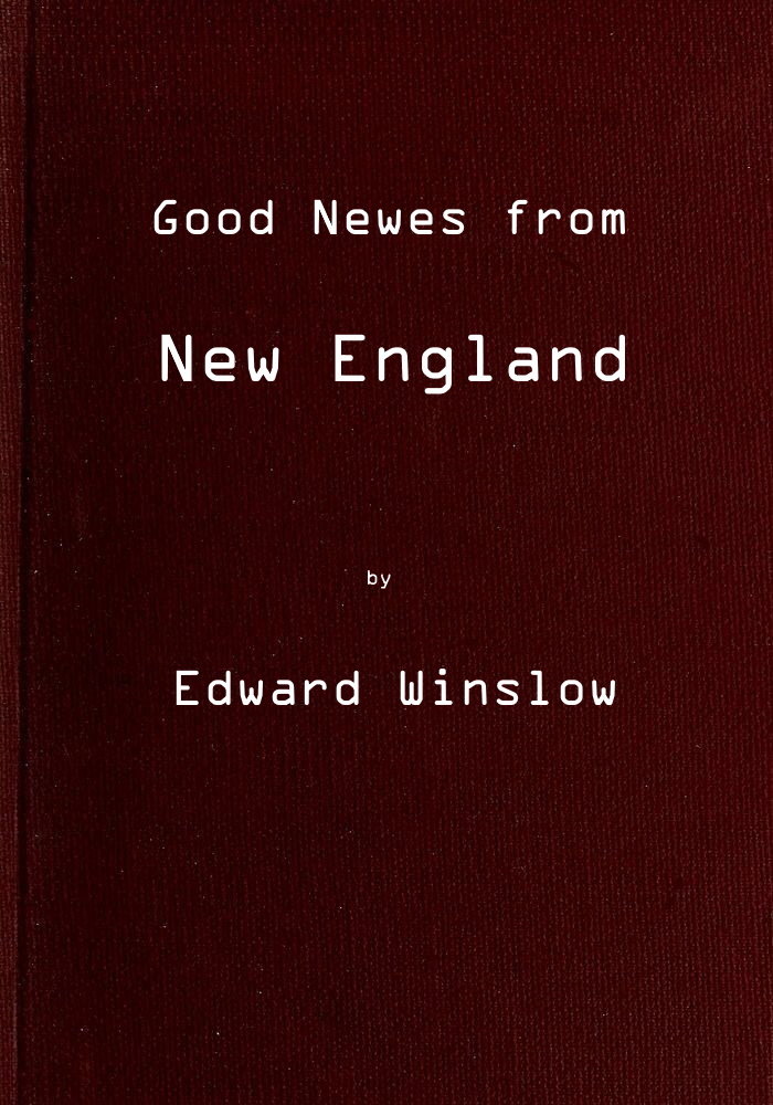 جلد کتاب Good Newes from New England
