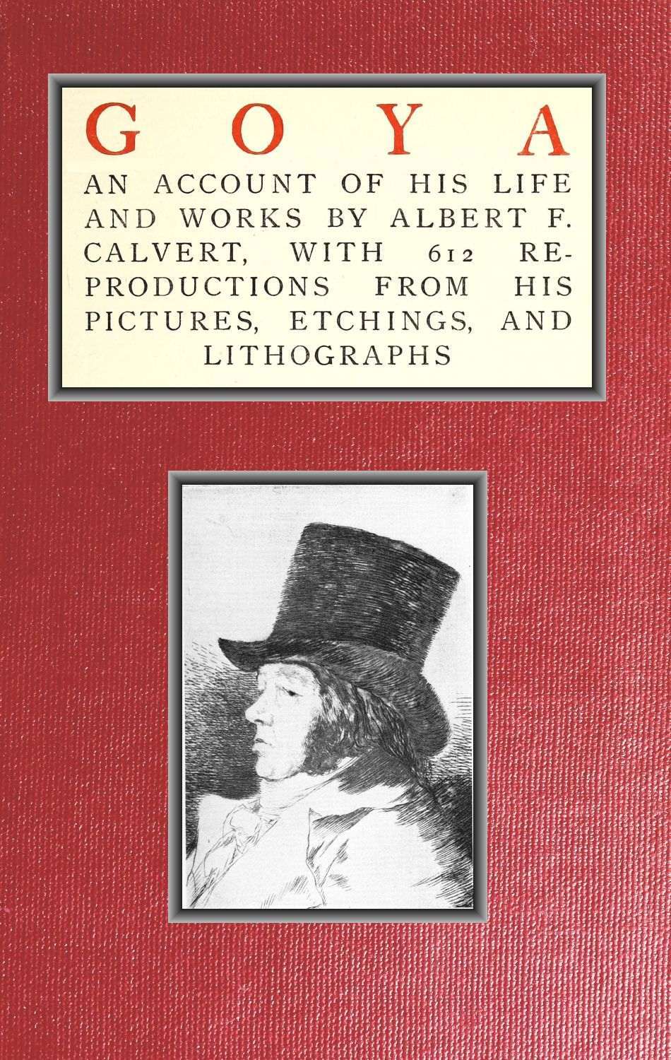 جلد کتاب Goya, an Account of His Life and Works
