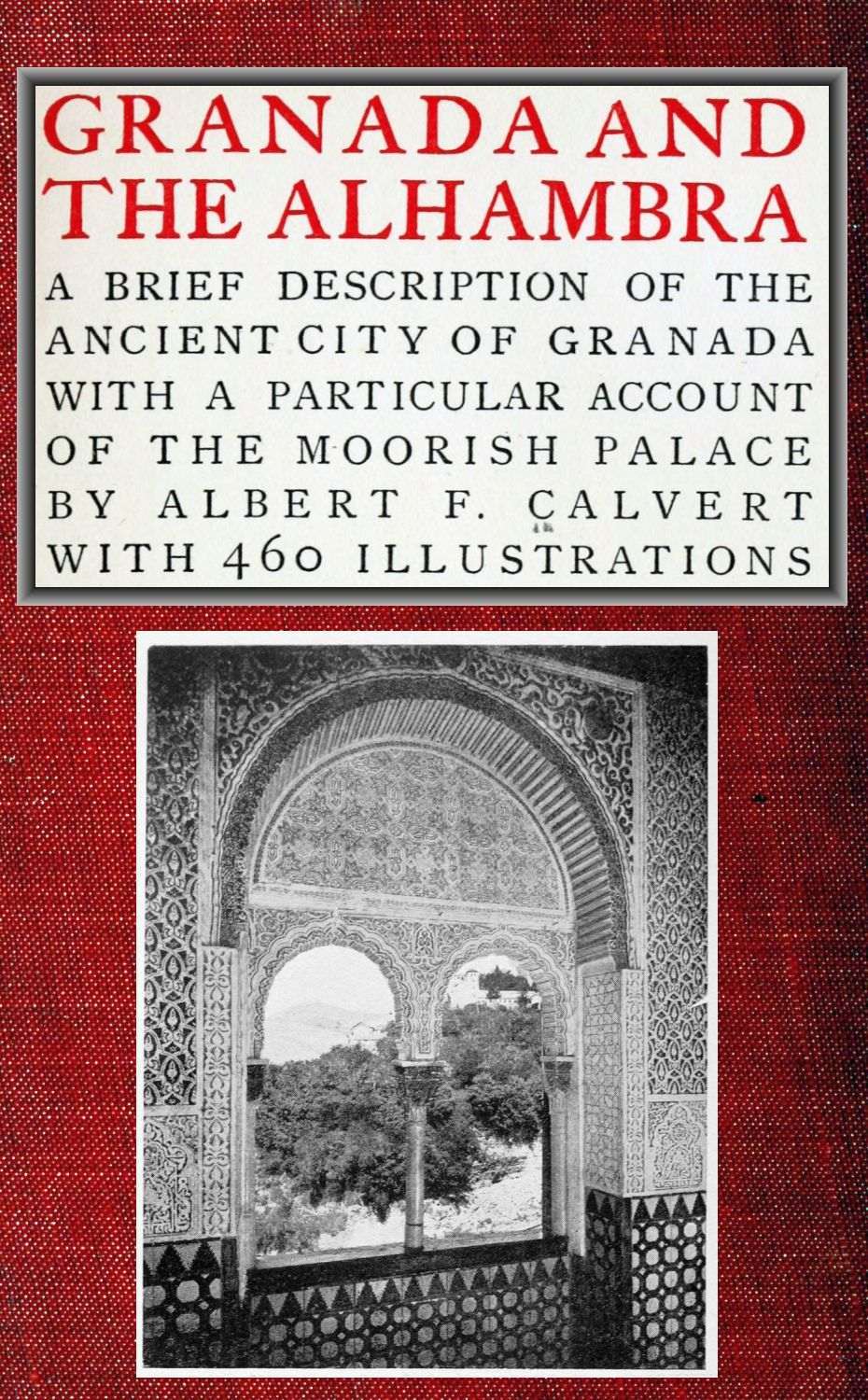 جلد کتاب Granada and the Alhambra