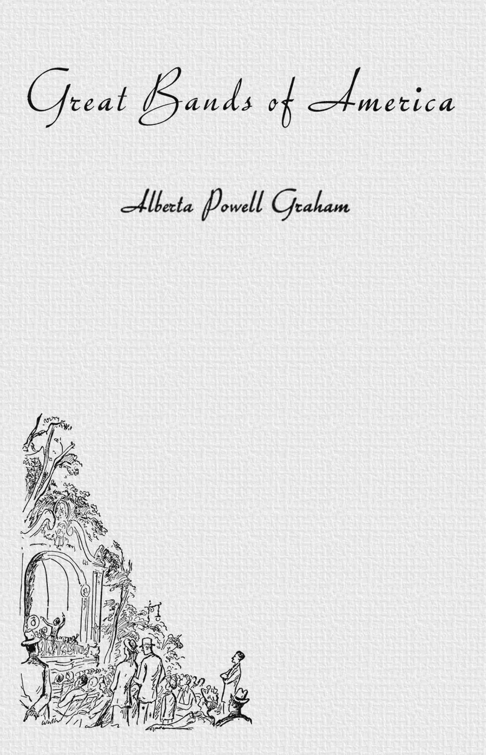 جلد کتاب Great Bands of America