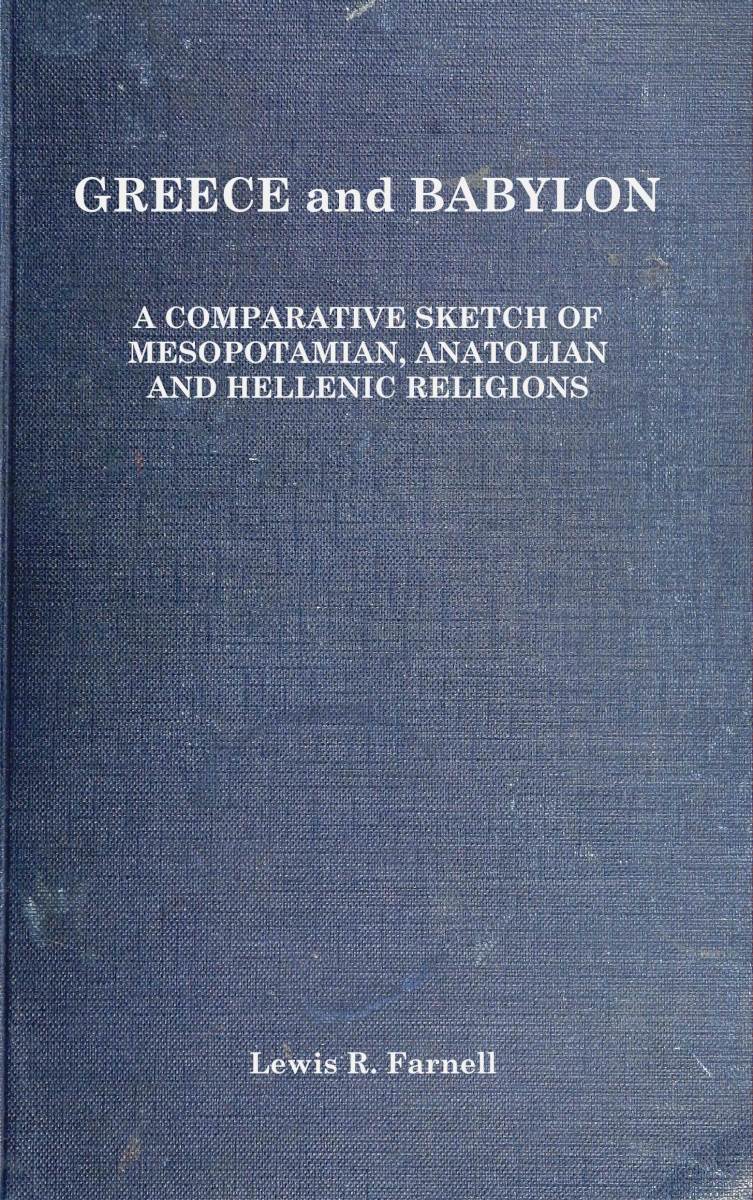 جلد کتاب Greece and Babylon