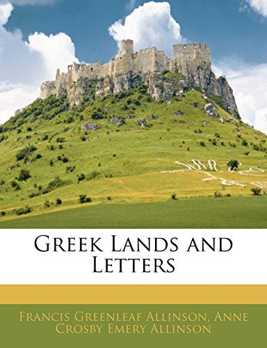 جلد کتاب Greek Lands and Letters