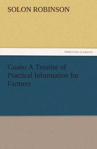 جلد کتاب Guano: A Treatise of Practical Information for Farmers