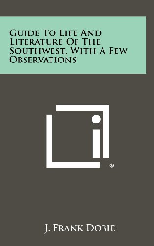 جلد کتاب Guide to Life and Literature of the Southwest