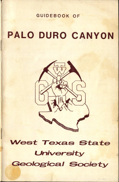 جلد کتاب Guidebook of Palo Duro Canyon
