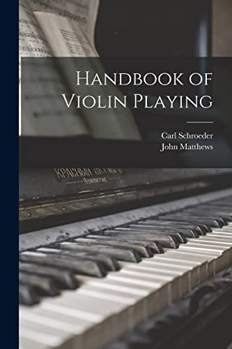 جلد کتاب Handbook of violin playing