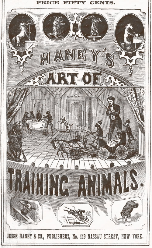 جلد کتاب Haney's Art of Training Animals
