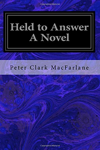 جلد کتاب Held to Answer