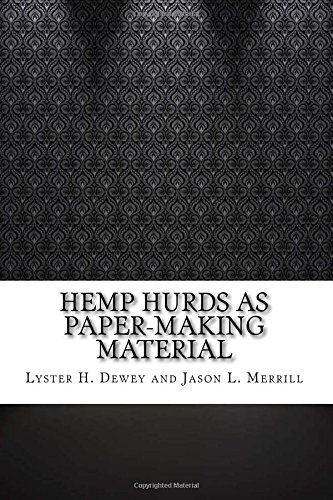 جلد کتاب Hemp Hurds as Paper-Making Material