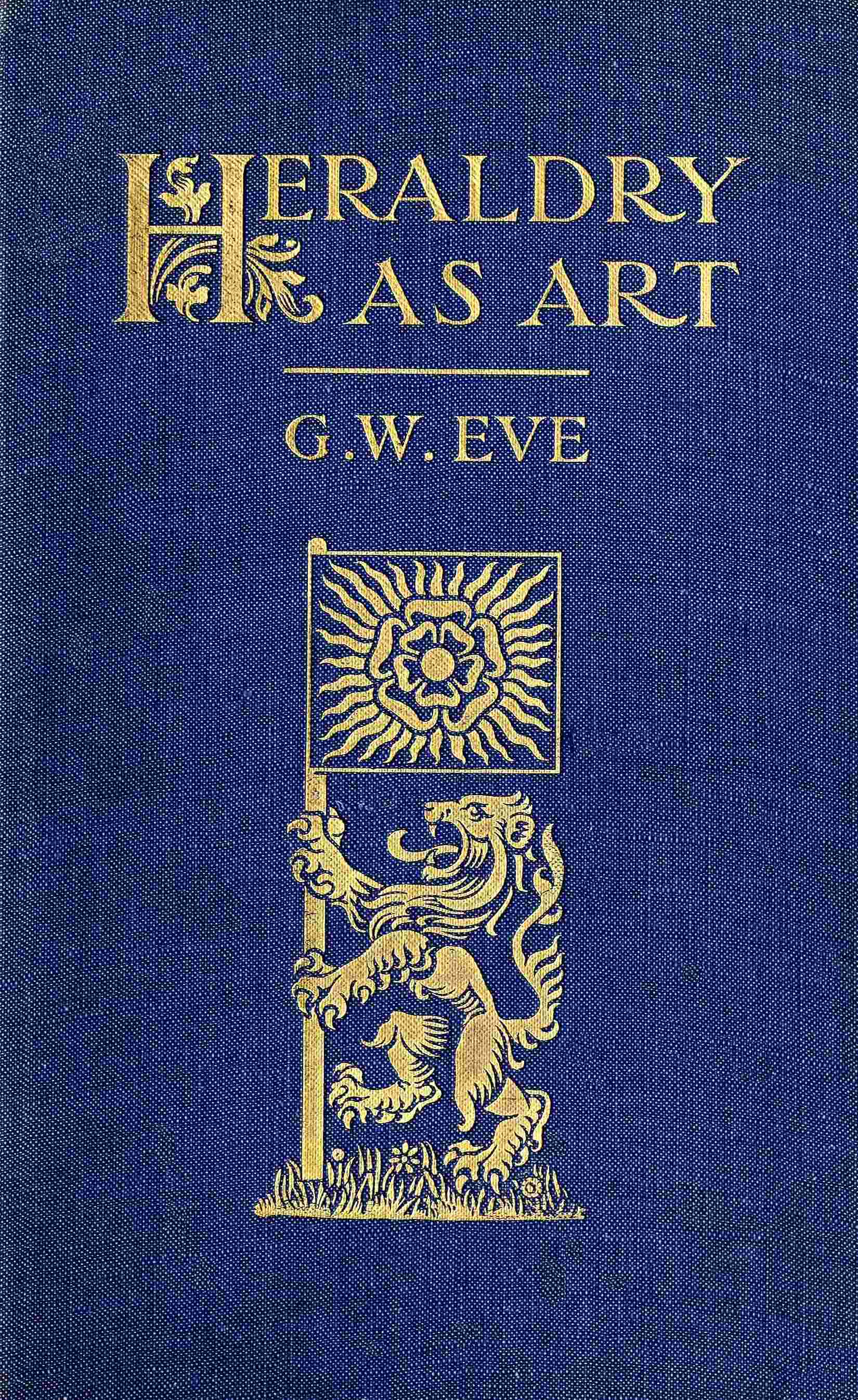 جلد کتاب Heraldry as Art