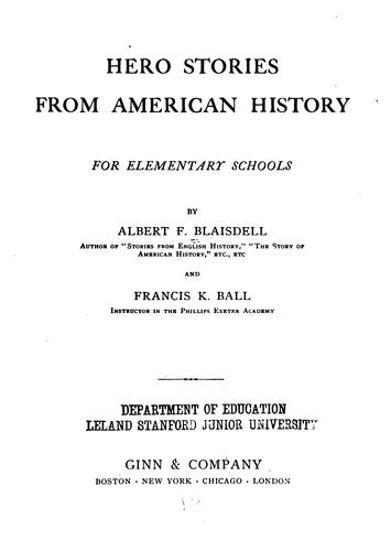 جلد کتاب Hero Stories from American History