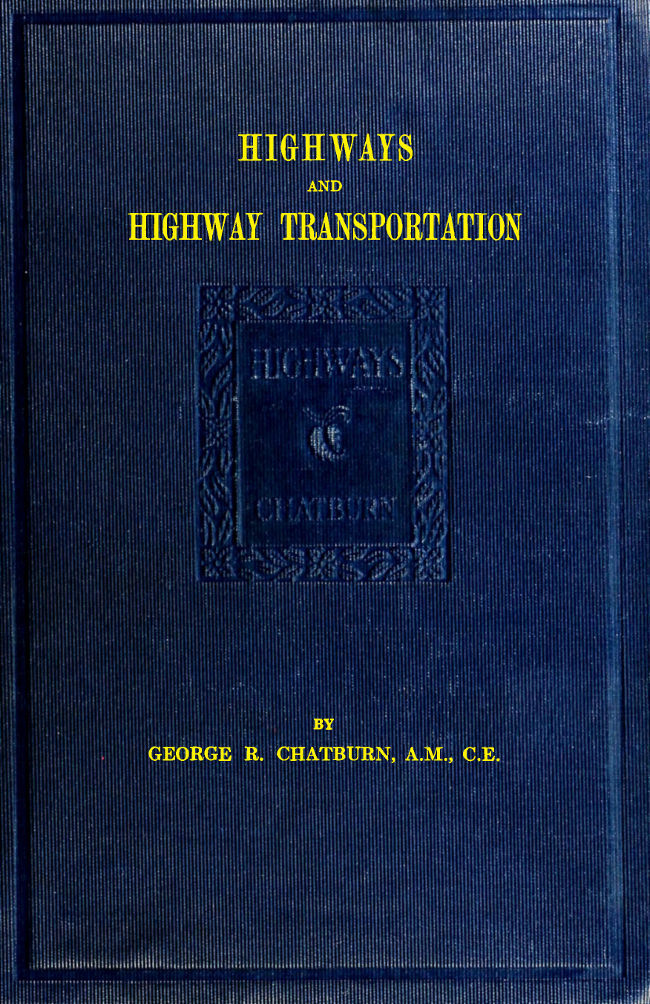 جلد کتاب Highways and Highway Transportation