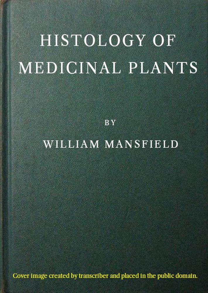جلد کتاب Histology of Medicinal Plants