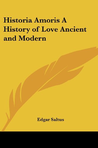 جلد کتاب Historia Amoris: A History of Love