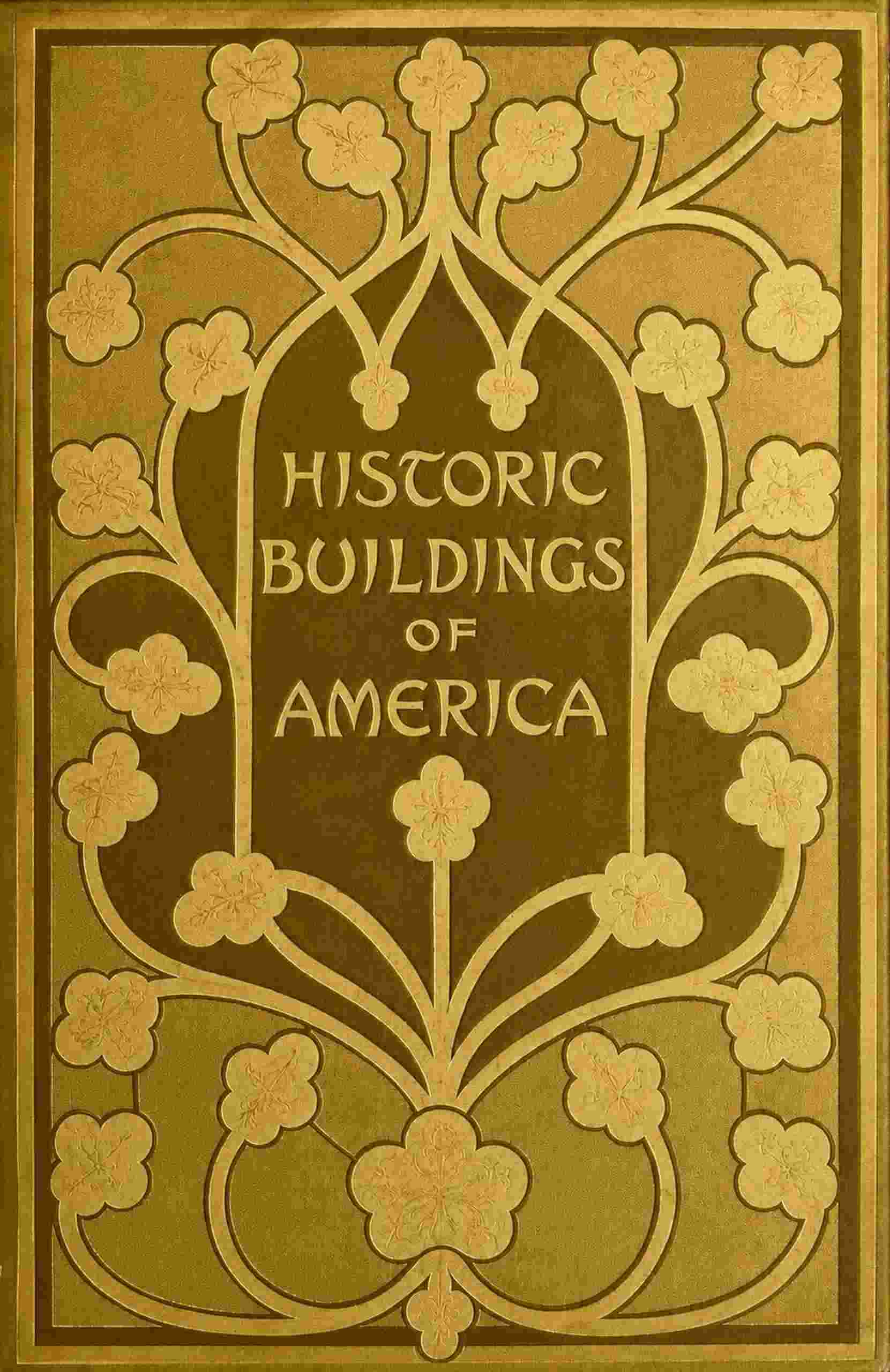 جلد کتاب Historic Buildings of America