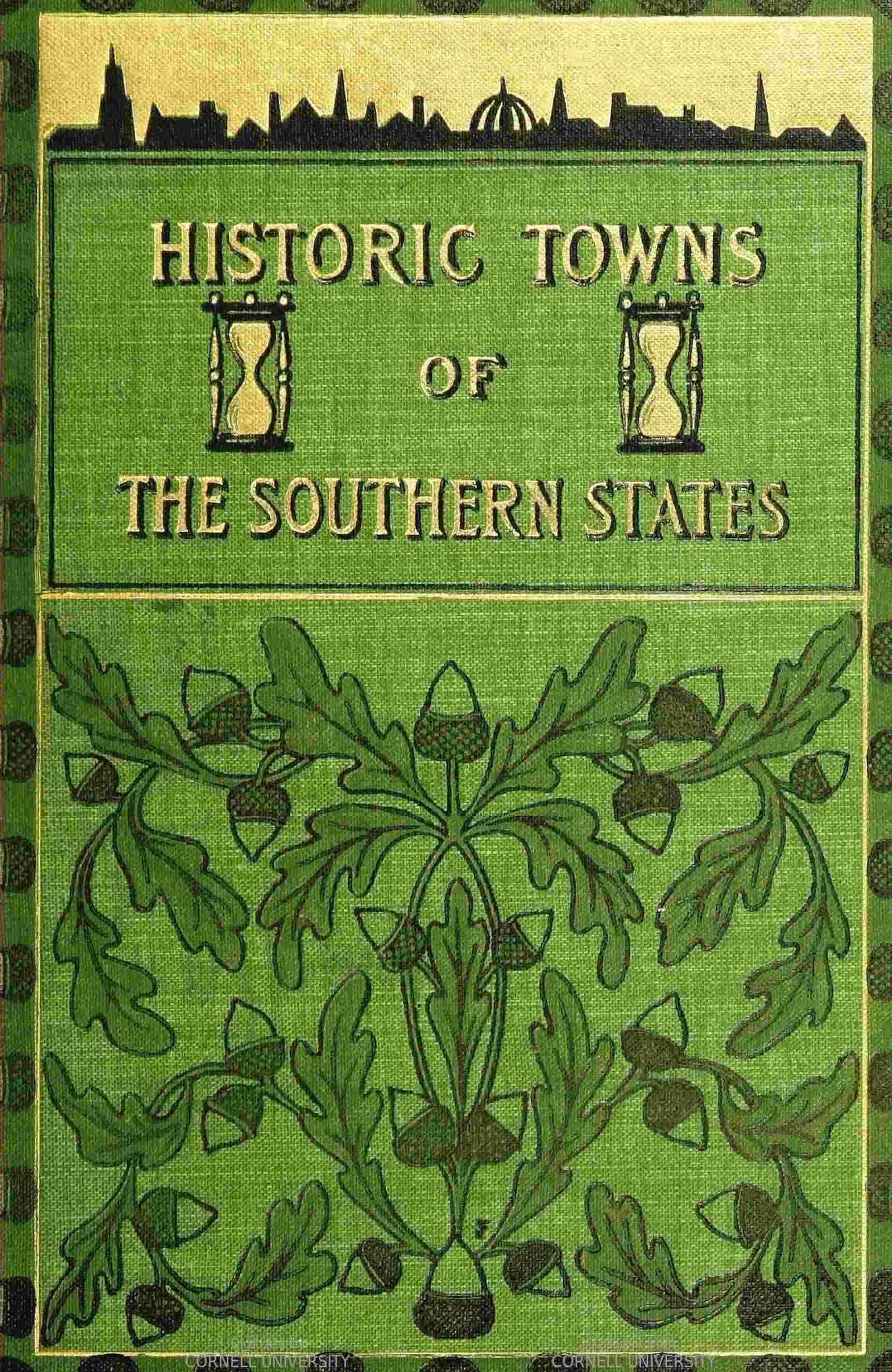 جلد کتاب Historic Towns of the Southern States