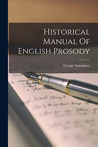 جلد کتاب Historical Manual of English Prosody