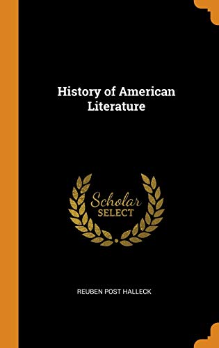 جلد کتاب History of American Literature