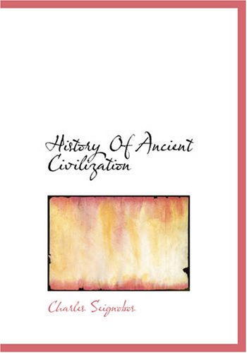 جلد کتاب History of Ancient Civilization