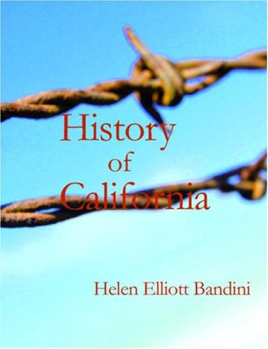جلد کتاب History of California