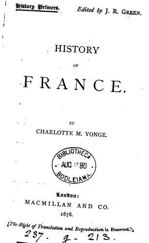 جلد کتاب History of France