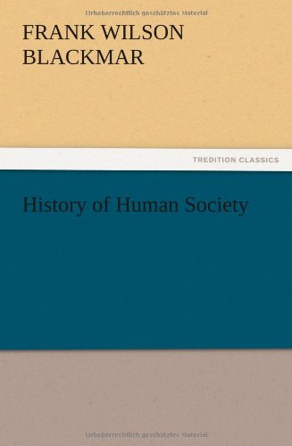 جلد کتاب History of Human Society