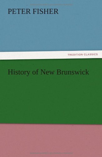 جلد کتاب History of New Brunswick
