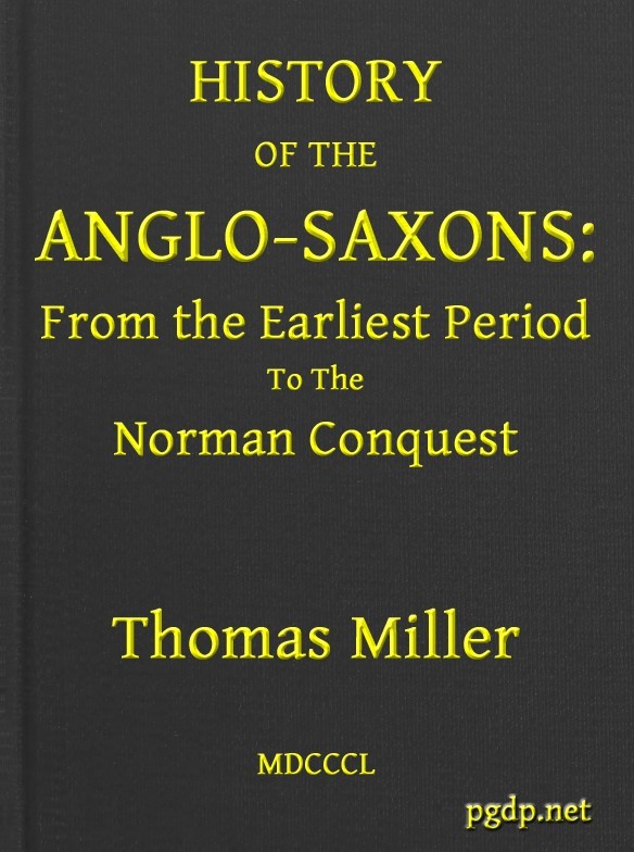 جلد کتاب History of the Anglo-Saxons, from the Earliest Period to the Norman Conquest