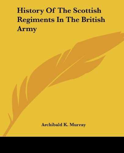 جلد کتاب History of the Scottish Regiments in the British Army
