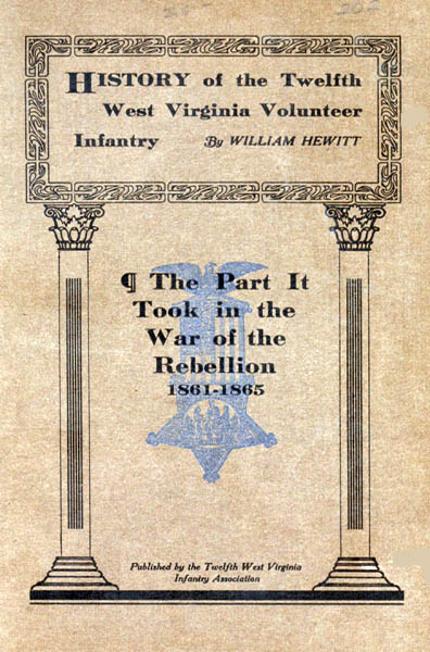 جلد کتاب History of the Twelfth West Virginia Volunteer Infantry