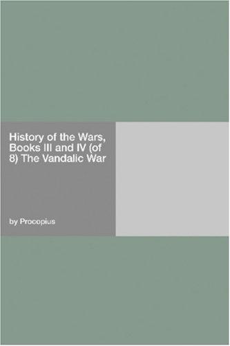 جلد کتاب History of the Wars, Books III and IV: The Vandalic War