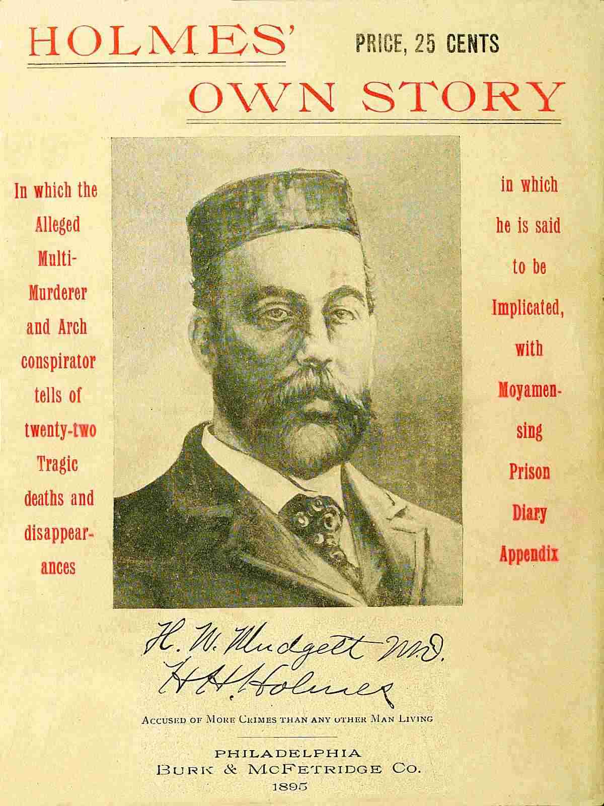 جلد کتاب Holmes' Own Story