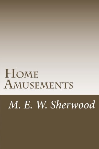 جلد کتاب Home Amusements