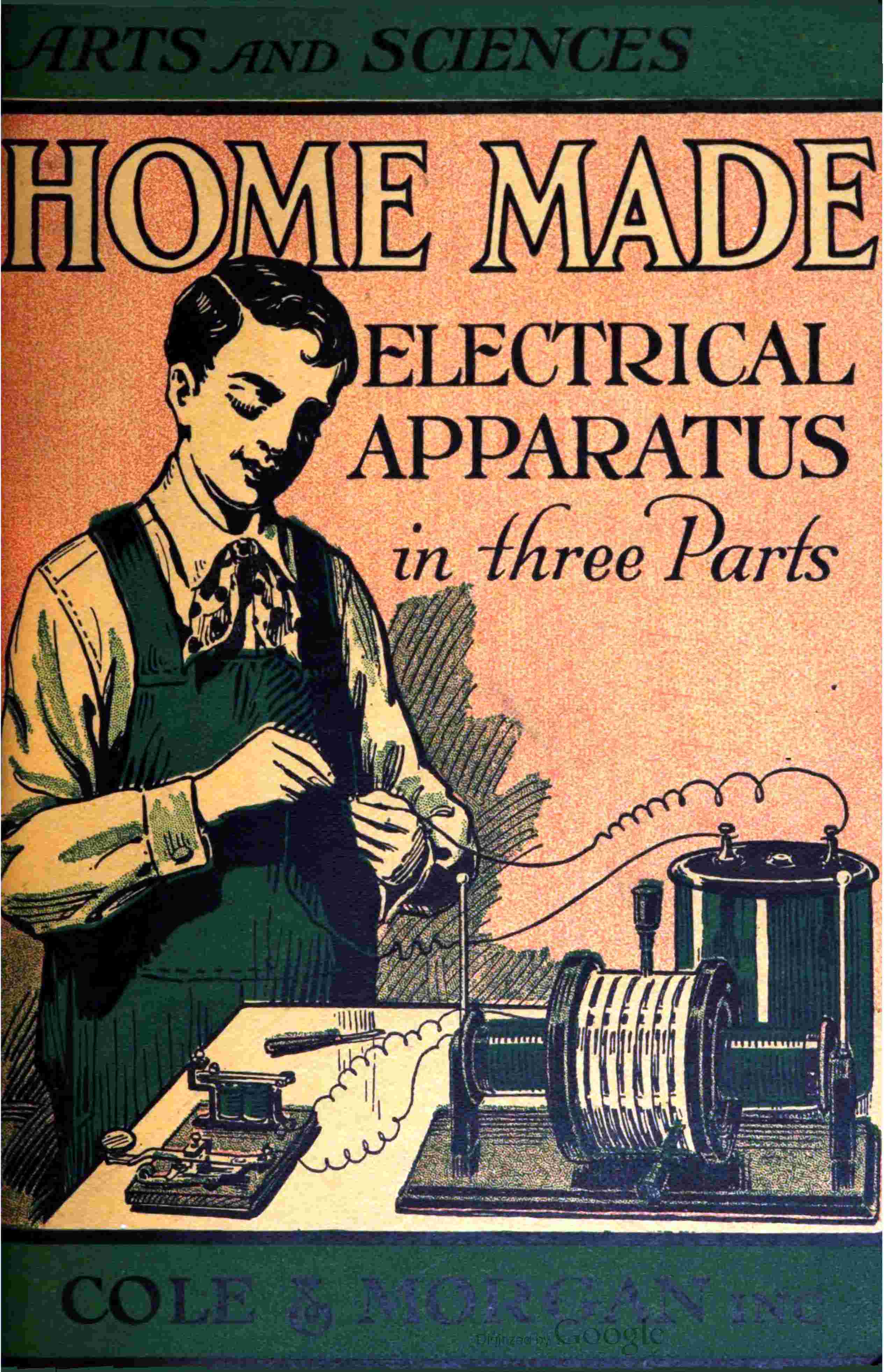 جلد کتاب Home-made Electrical Apparatus