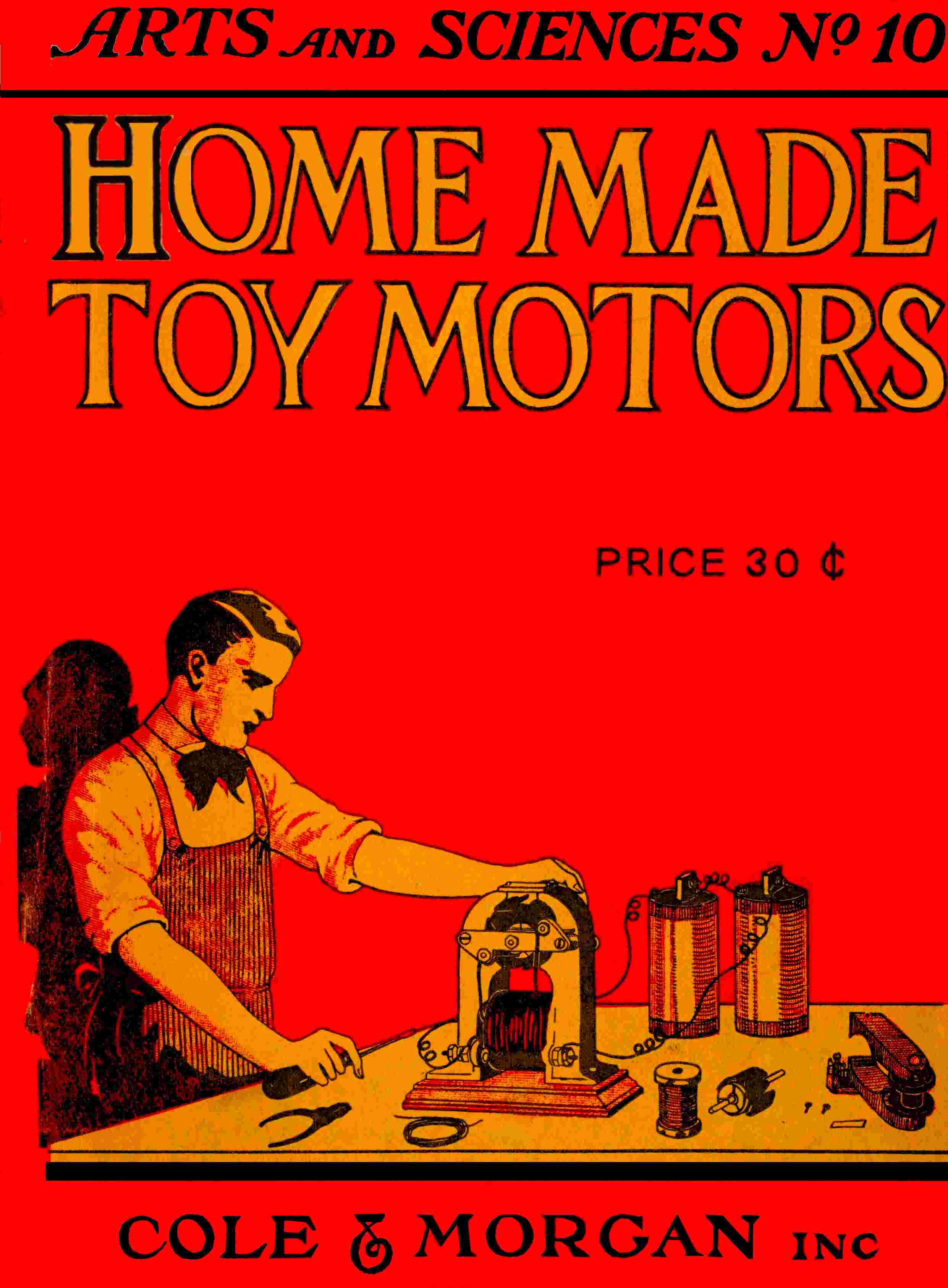 جلد کتاب Home-made Toy Motors