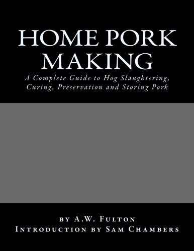 جلد کتاب Home Pork Making