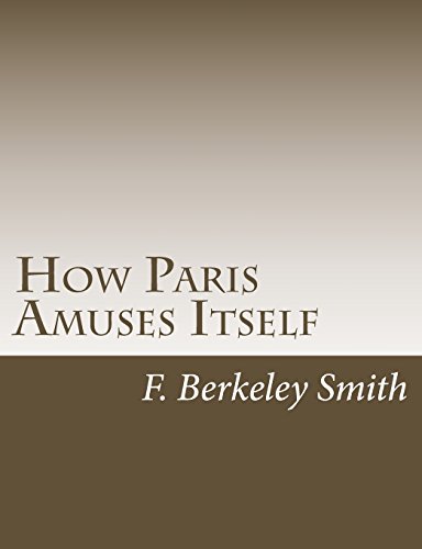 جلد کتاب How Paris Amuses Itself