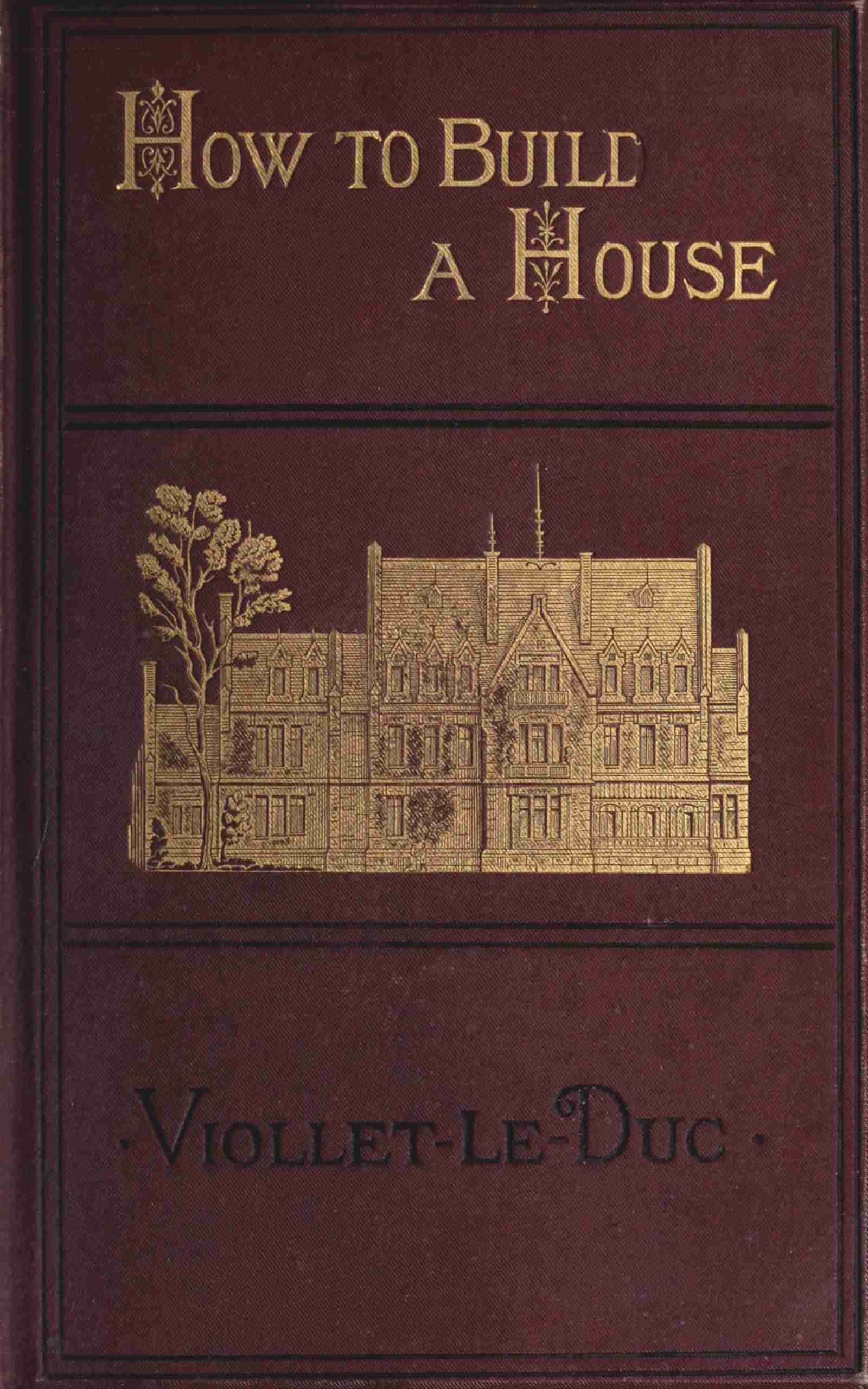 جلد کتاب How to build a house