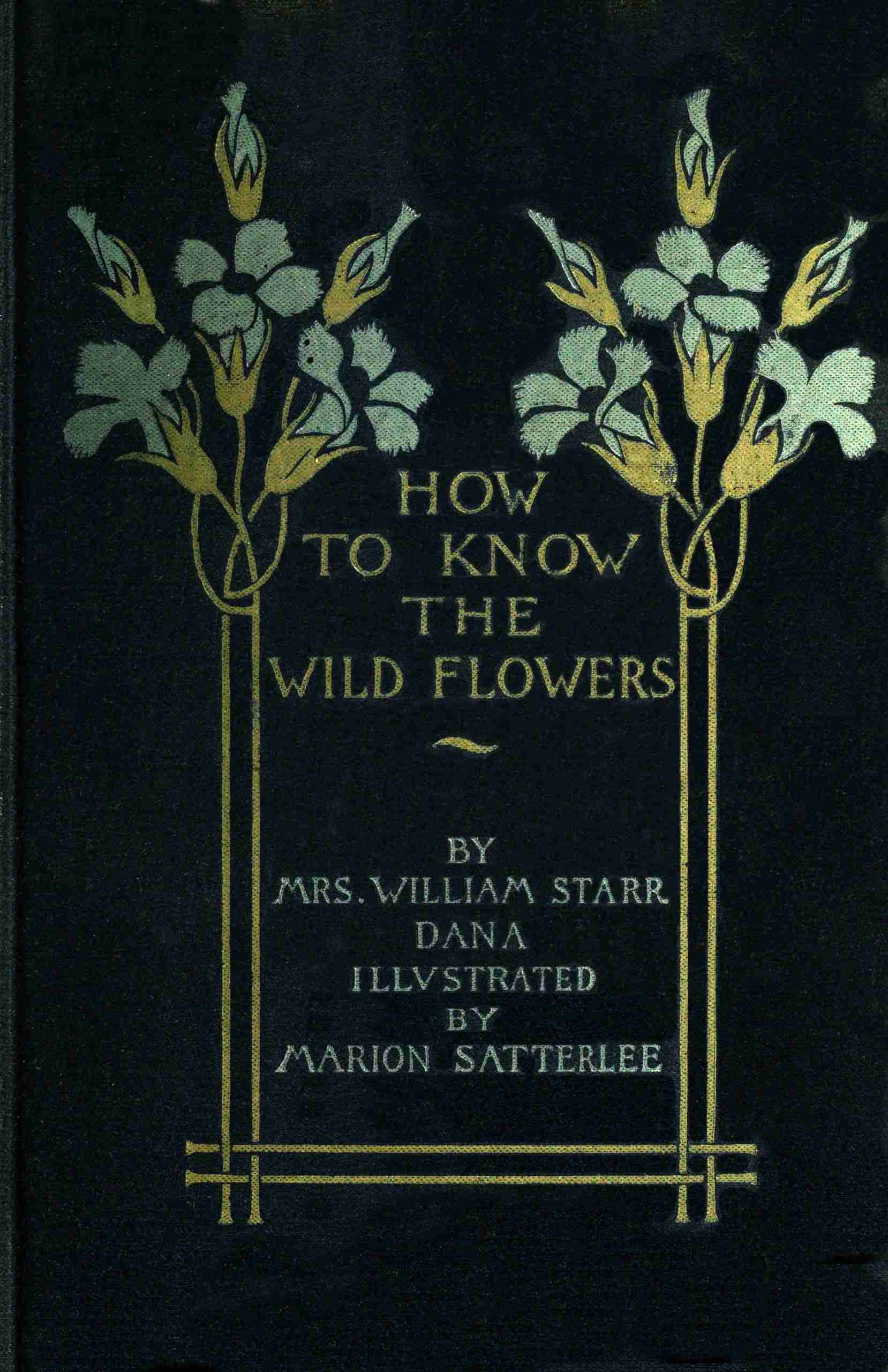 جلد کتاب How to Know the Wild Flowers
