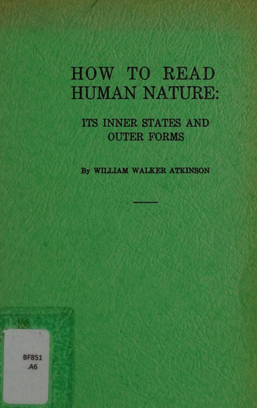 جلد کتاب How to Read Human Nature