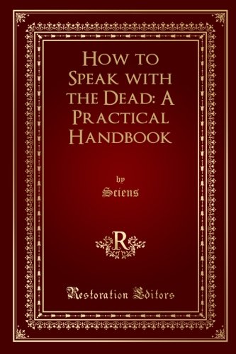 جلد کتاب How to speak with the dead