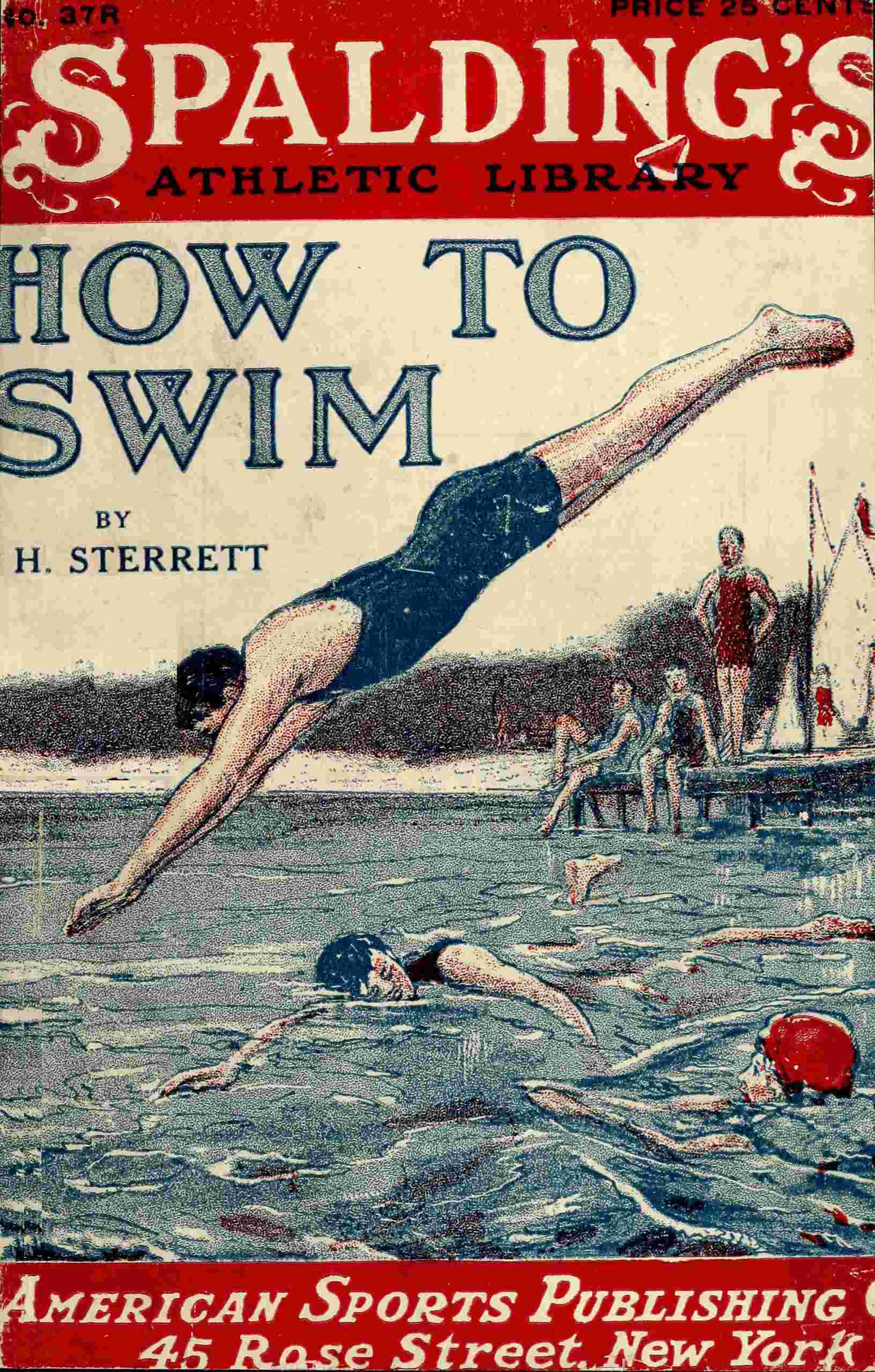 جلد کتاب How to Swim
