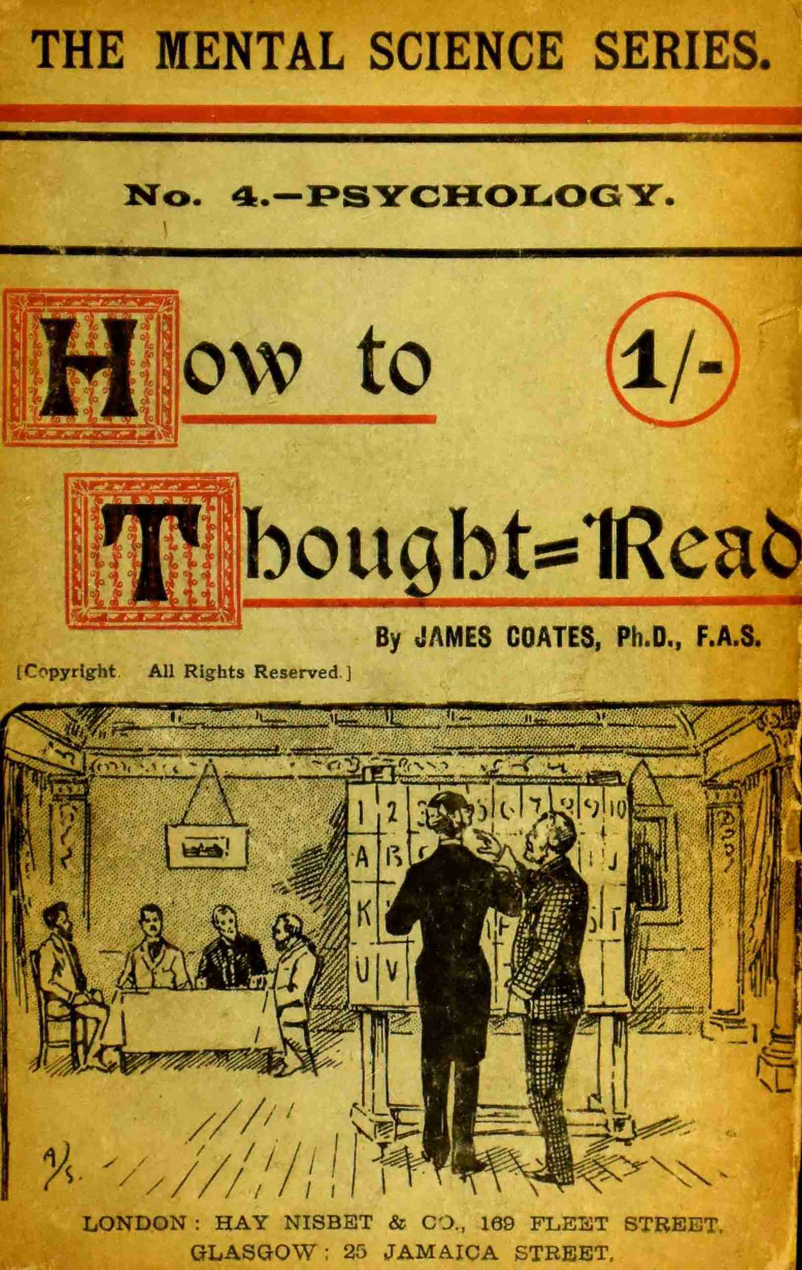 جلد کتاب How to Thought-Read