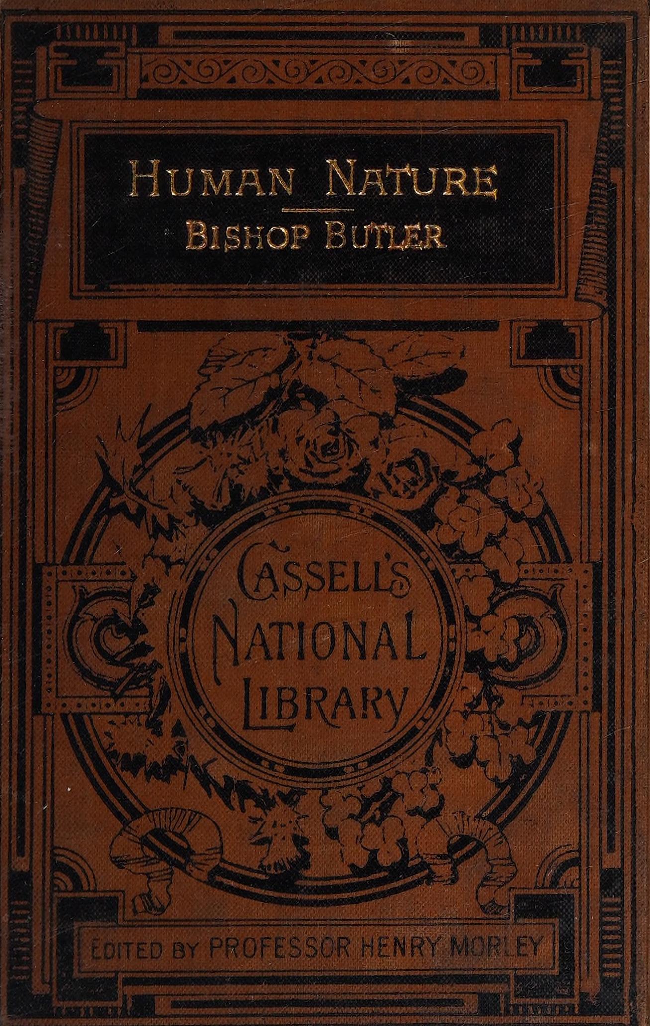 جلد کتاب Human Nature, and Other Sermons