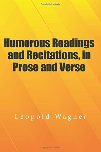 جلد کتاب Humorous Readings and Recitations, in Prose and Verse