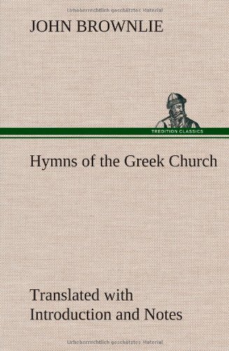 جلد کتاب Hymns of the Greek Church