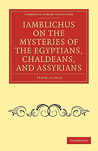 جلد کتاب Iamblichus on the Mysteries of the Egyptians, Chaldeans, and Assyrians